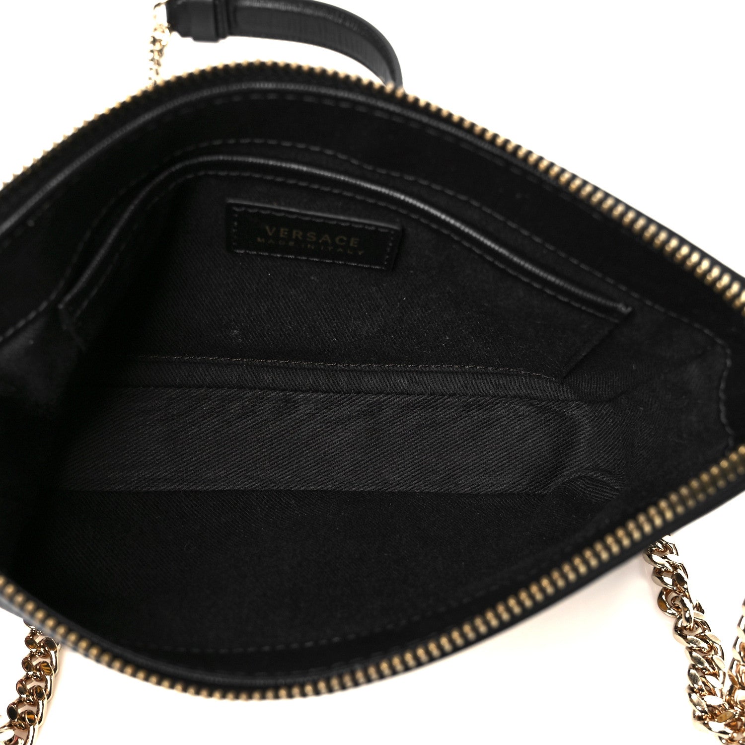 Versace Saffiano Baroque Print La Medusa Crossbody Black 5 of 10