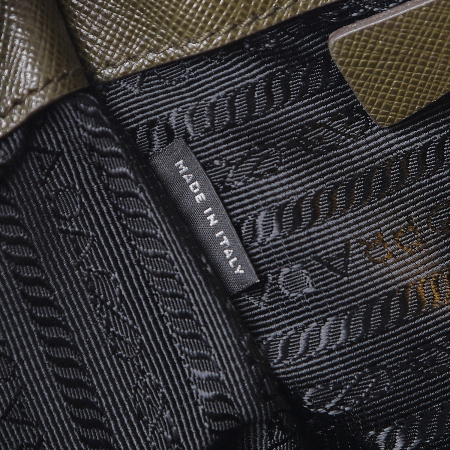 Prada Saffiano Large Galleria Double Zip Tote Militare 7 of 10