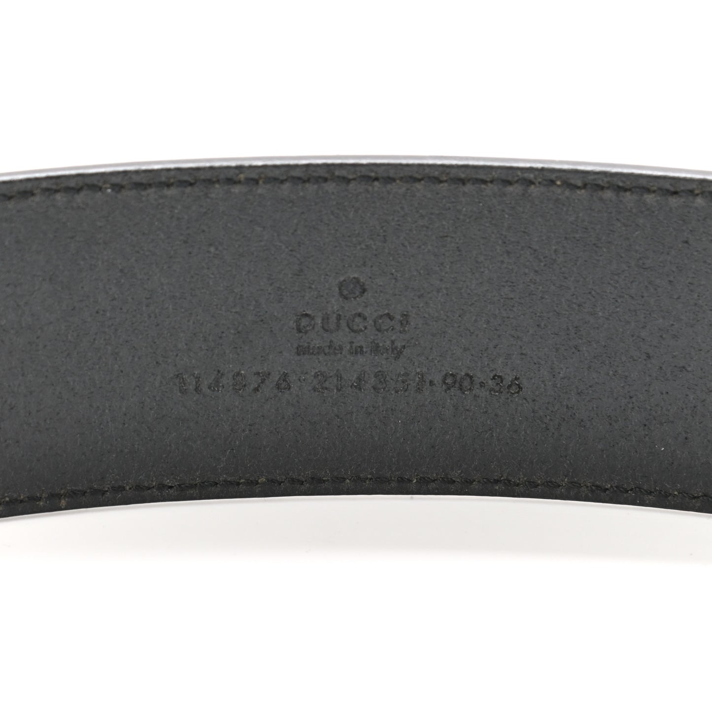 Calfskin Interlocking G 40mm Belt 90 36 Black