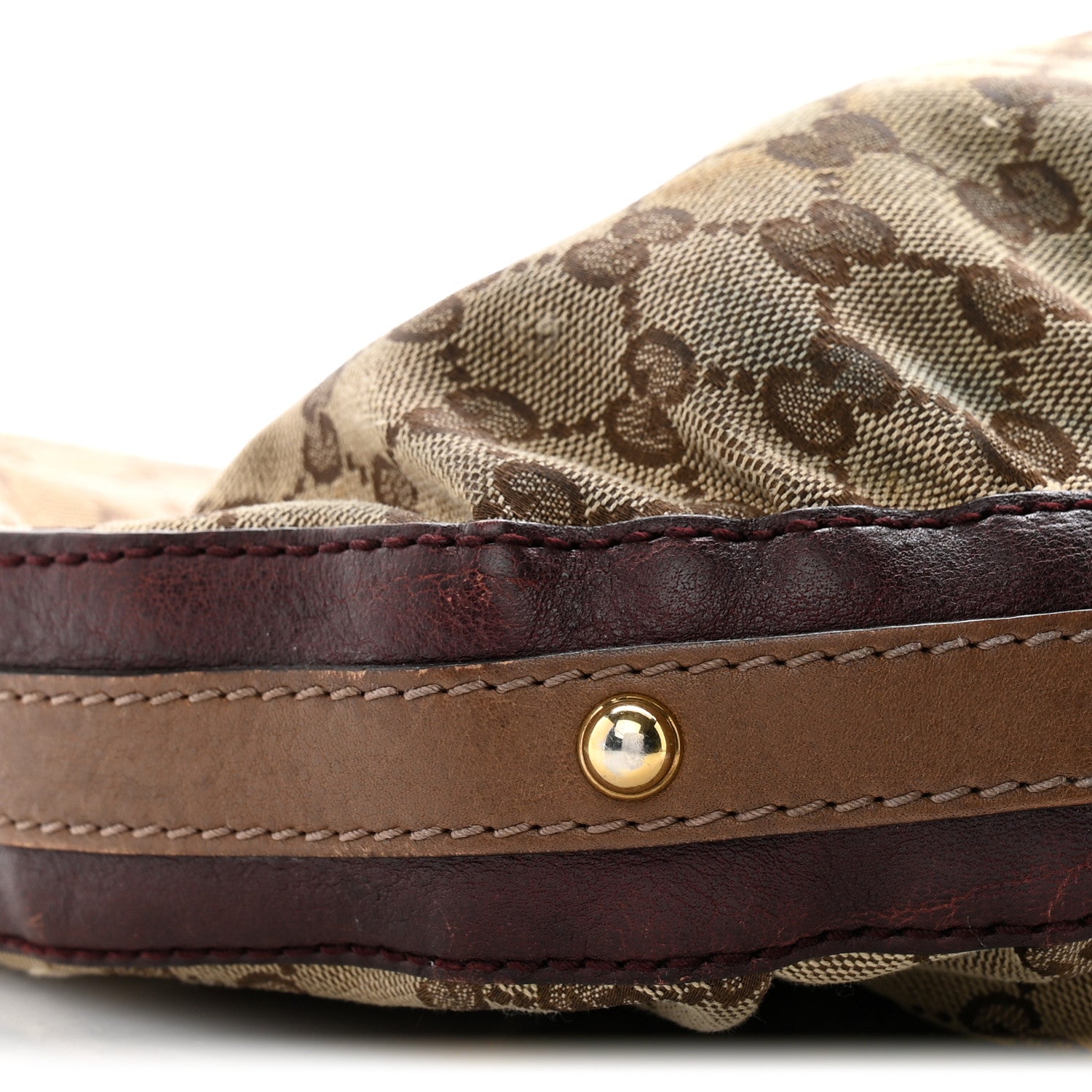 Gucci Monogram Large GG Twins Hobo Dark Brown 9 of 13