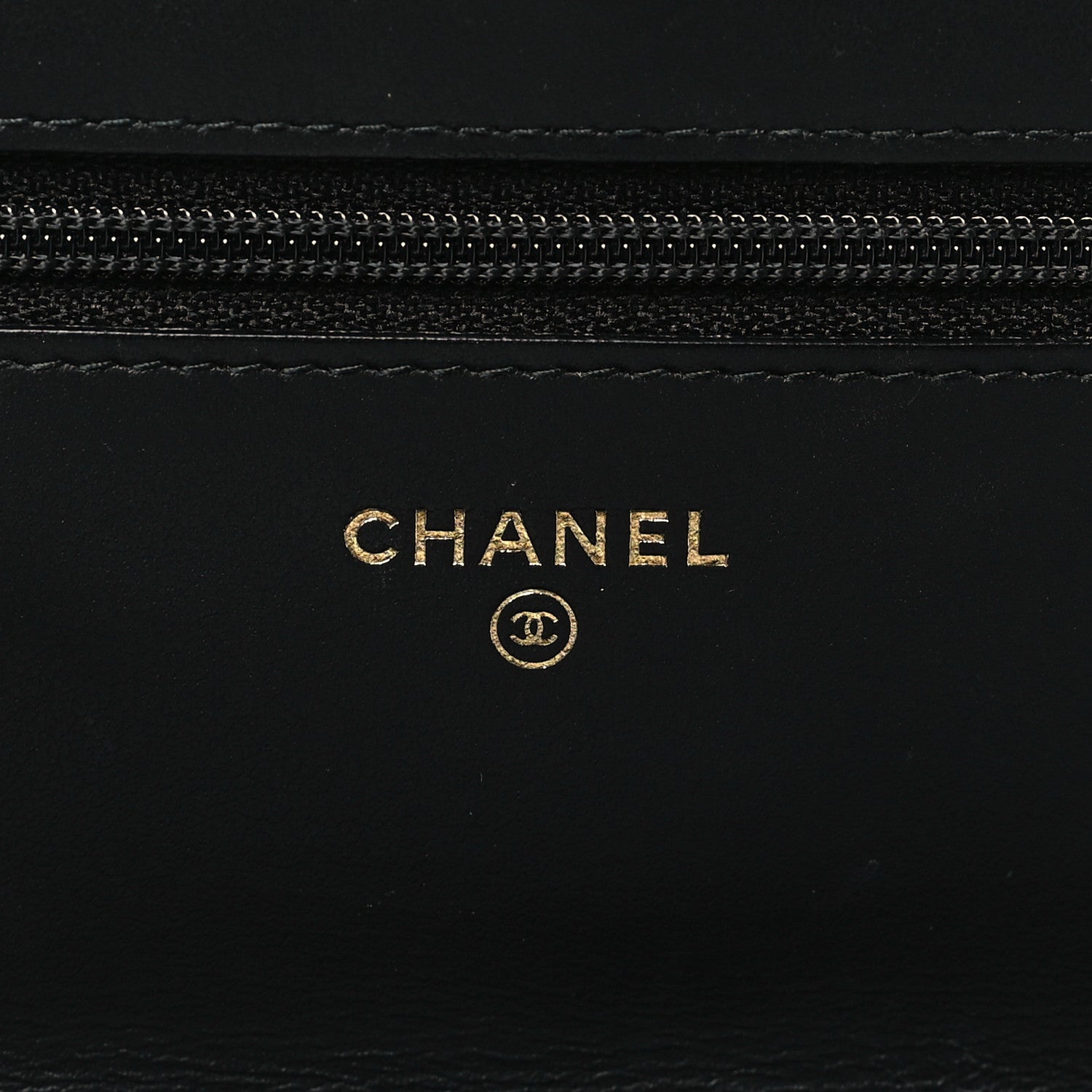 Chanel Aged Calfskin Quilted Lucky Charms 2.55 Reissue Wallet On Chain WOC Black 6 of 12