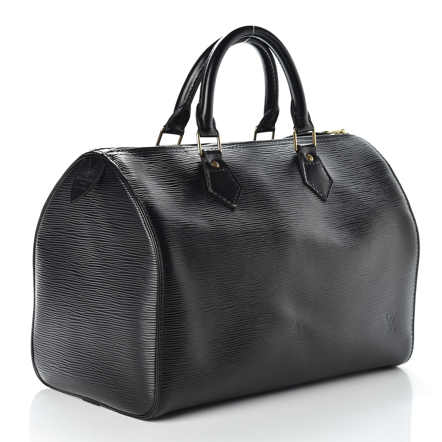 Louis Vuitton Epi Speedy 30 Black 3 of 11