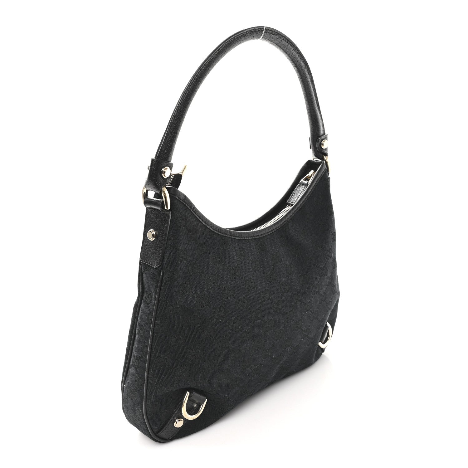 Gucci Monogram Medium Abbey D Ring Hobo Black 3 of 10