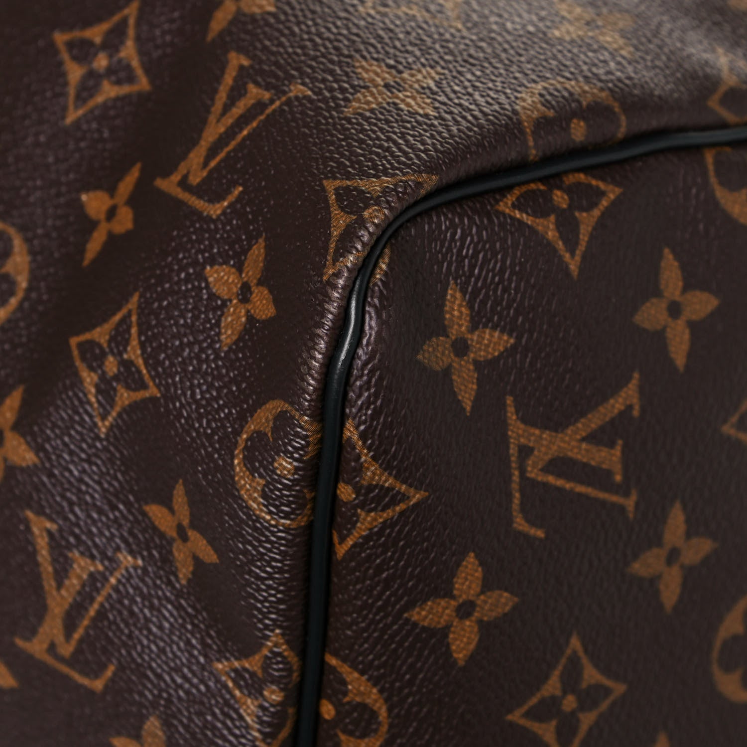 Louis Vuitton Monogram Macassar Keepall Bandouliere 55 10 of 13