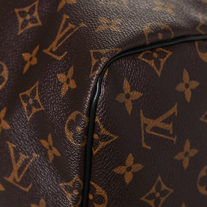 Louis Vuitton Monogram Macassar Keepall Bandouliere 55 10 of 13