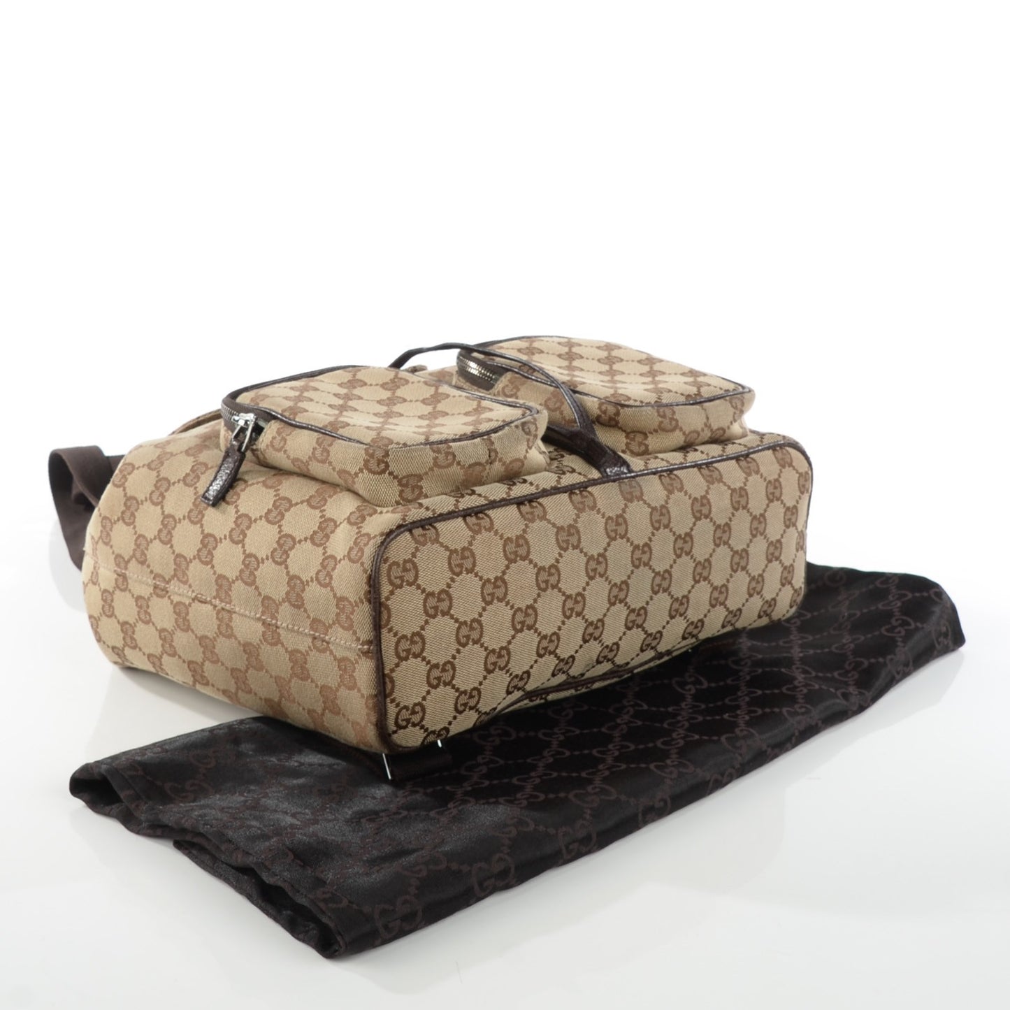 Monogram Backpack Dark Brown