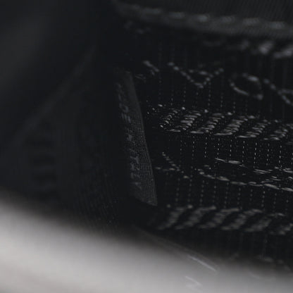 Prada Re-Nylon Saffiano Pocket Double Snap Buckle Shoulder Bag Black 8 of 12