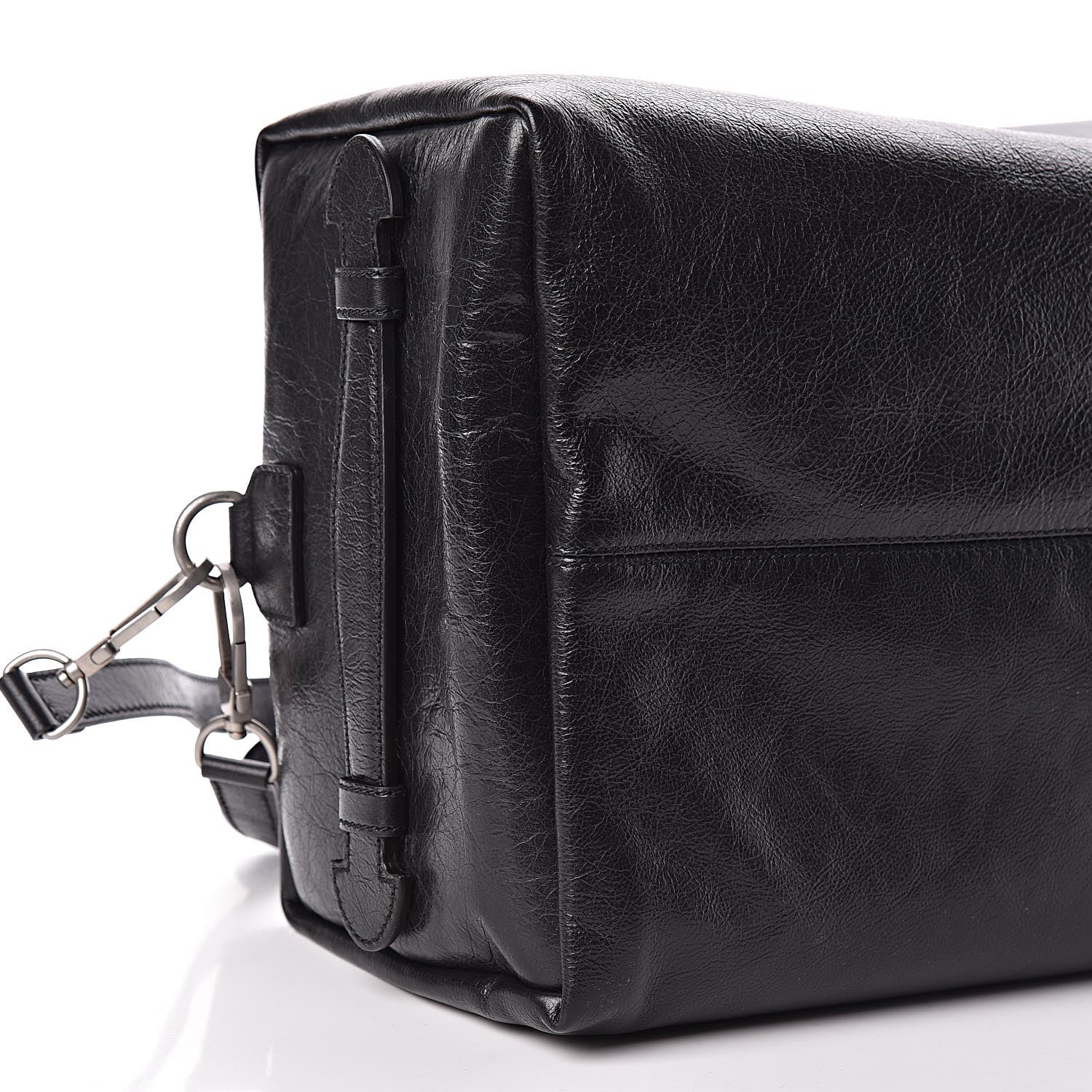 Gucci Fluffy Calfskin Morpheus Convertible Backpack Black 8 of 9