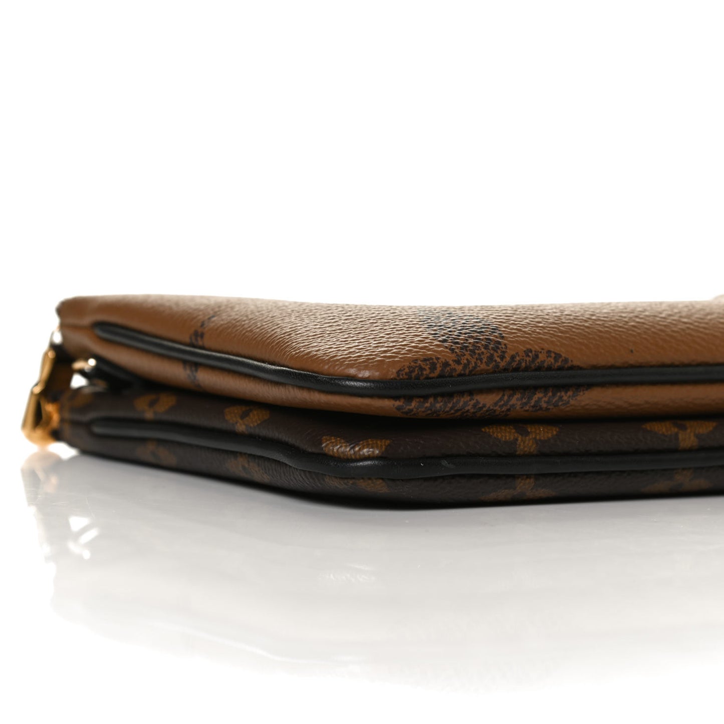 Reverse Monogram Giant Double Zip Pochette