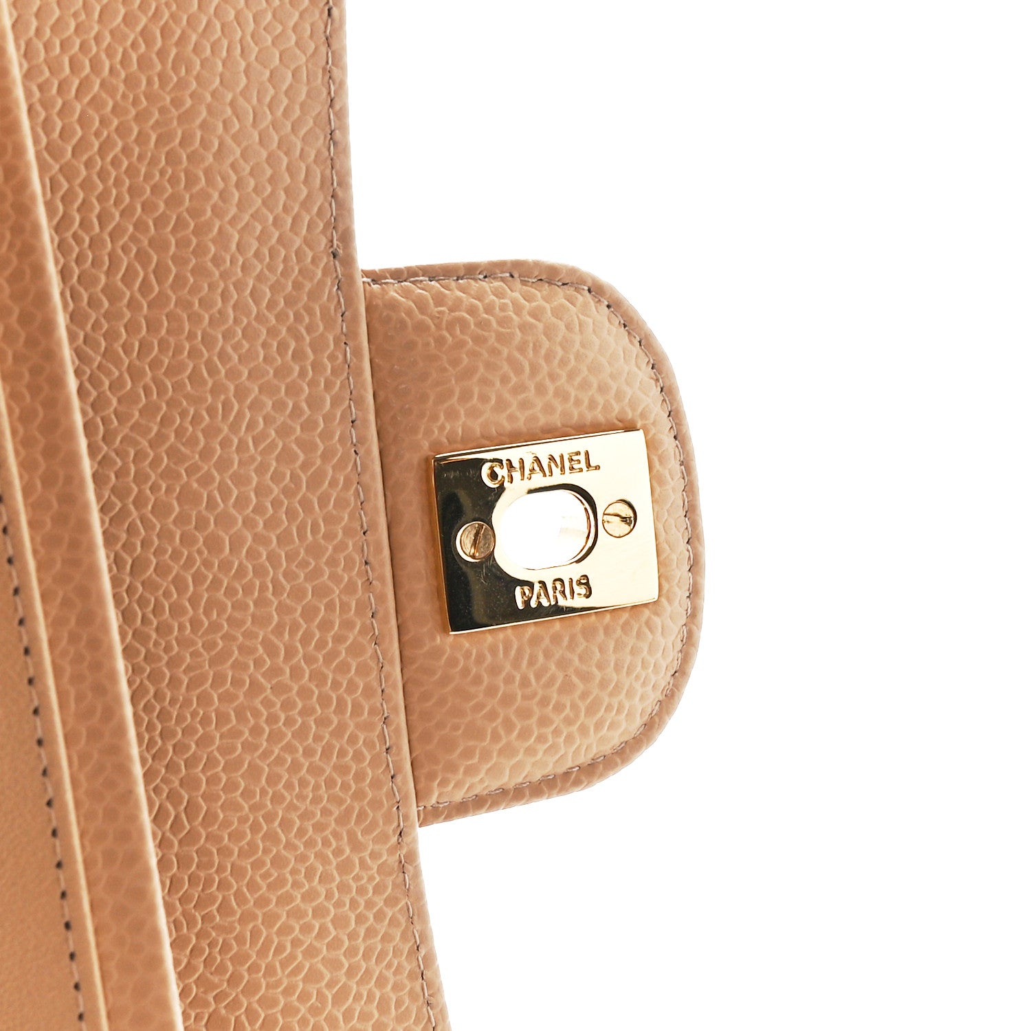 Chanel Caviar Quilted Small Double Flap Beige 7 of 13