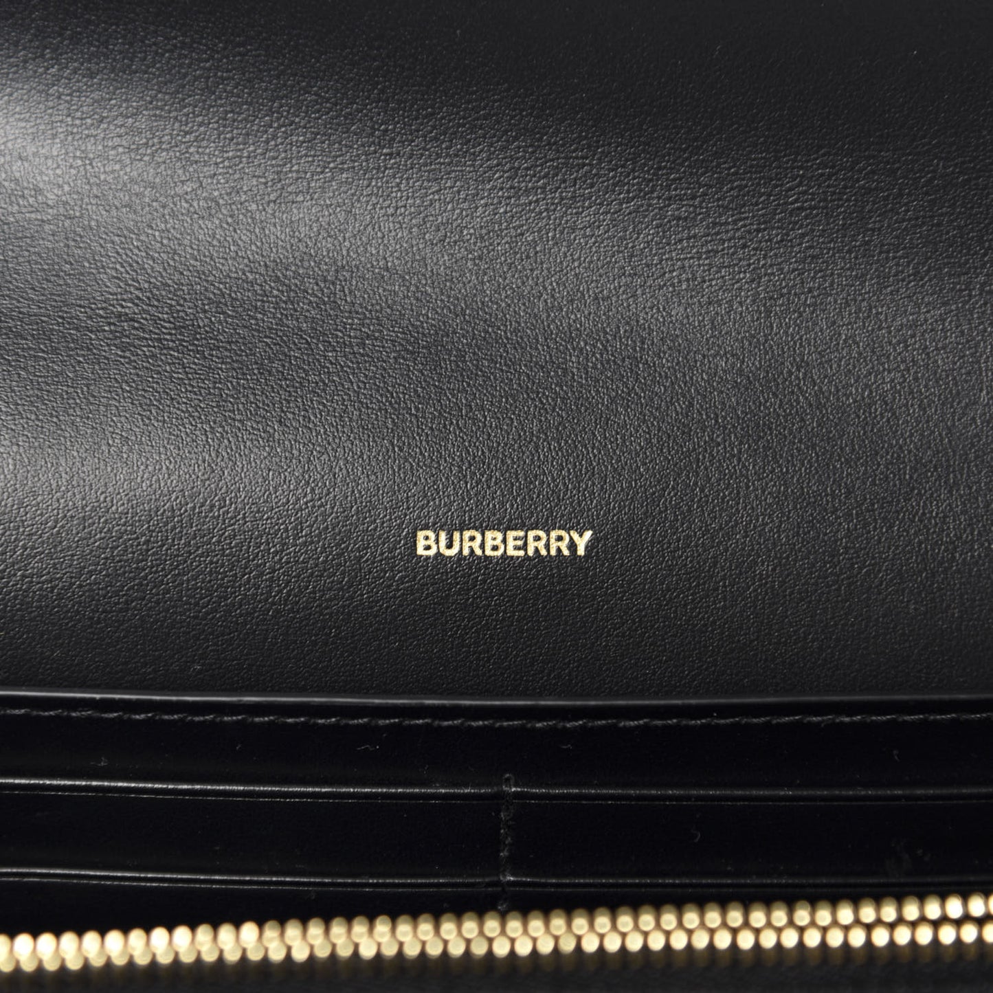 Lambskin Quilted Wallet With Detachable Strap Black