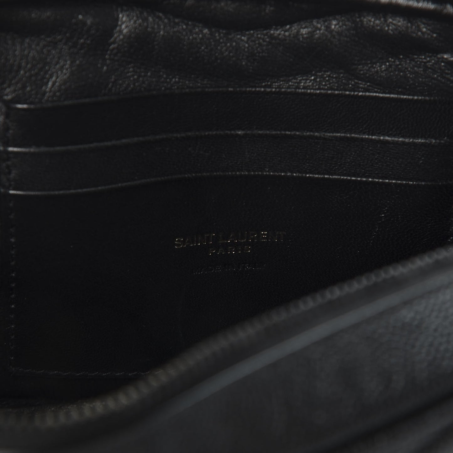 Grain De Poudre Matelasse Monogram Mini Lou Camera Bag Black