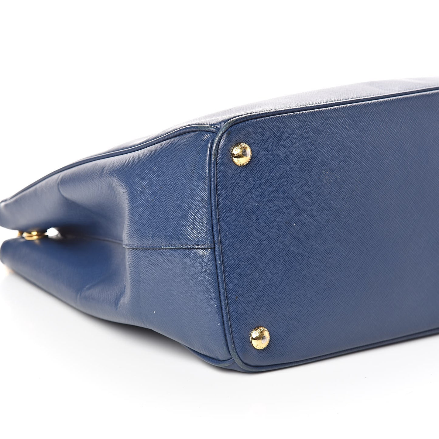 Saffiano Large Galleria Double Zip Tote Cobalto