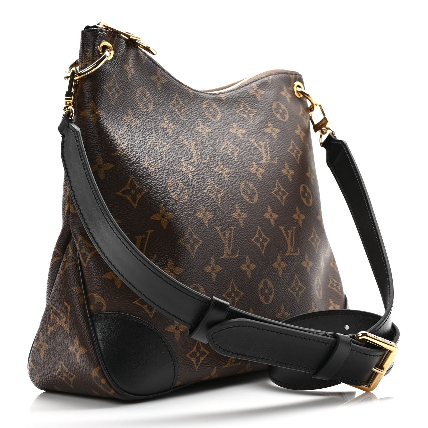 Louis Vuitton Monogram Odeon MM Black 3 of 8
