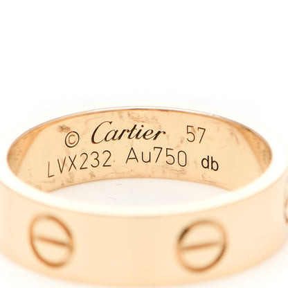 Cartier 18K Yellow Gold 5.5mm LOVE Ring 57 8 4 of 6