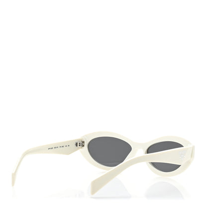 Prada Acetate Oval Sunglasses SPR 26Z White 4 of 8