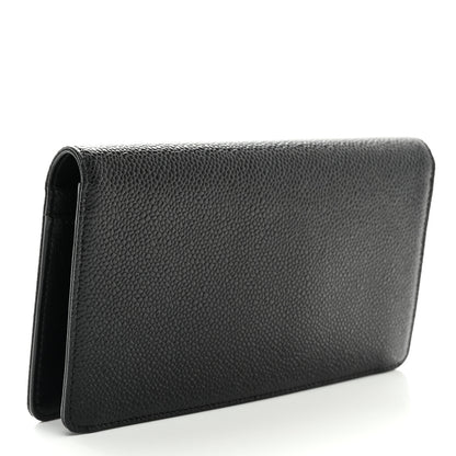 Chanel Caviar Timeless CC Yen Wallet Black 3 of 8