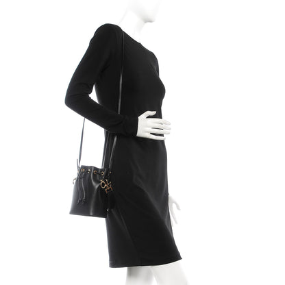 Fendi Vitello Liberty Lucido F is Fendi Mini Mon Tresor Bucket Bag Black 2 of 9