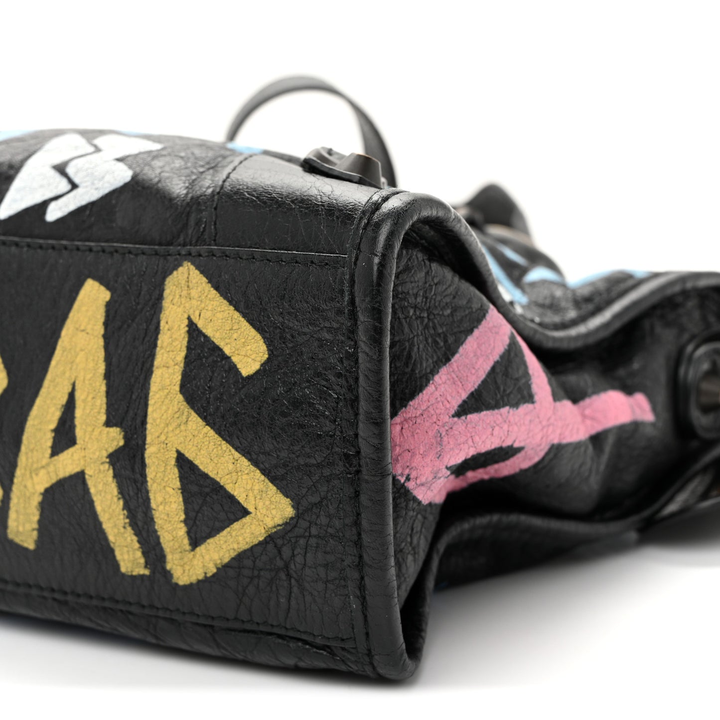 Agneau Graffiti All Over Classic Hardware S City Black Multicolor