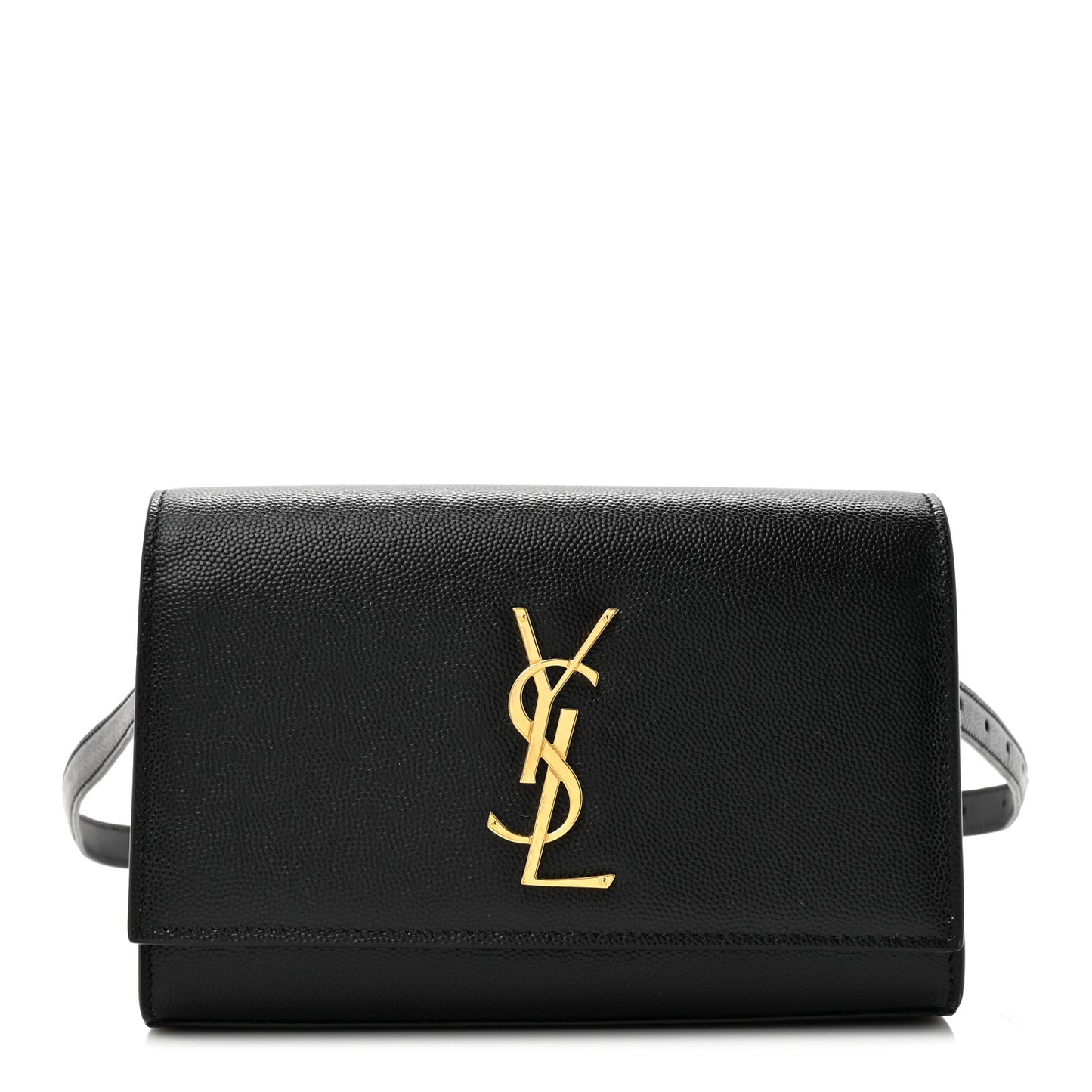 Grain De Poudre Monogram Kate Belt Bag Black