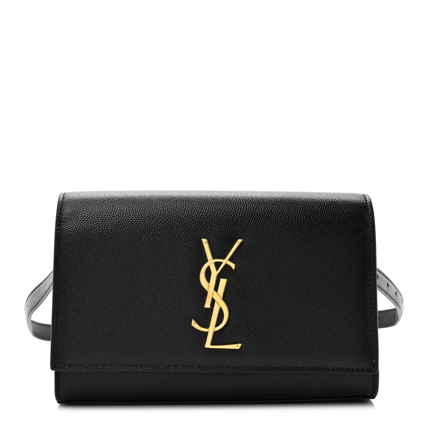 Saint Laurent Grain De Poudre Monogram Kate Belt Bag Black 1 of 10