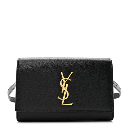 Saint Laurent Grain De Poudre Monogram Kate Belt Bag Black 1 of 10