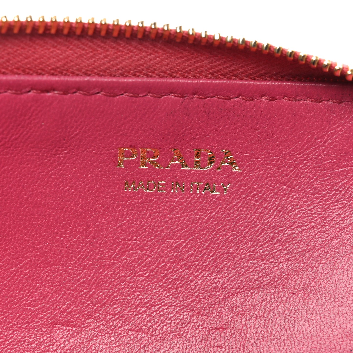 Saffiano Metal Zip Around Key Holder Ibisco