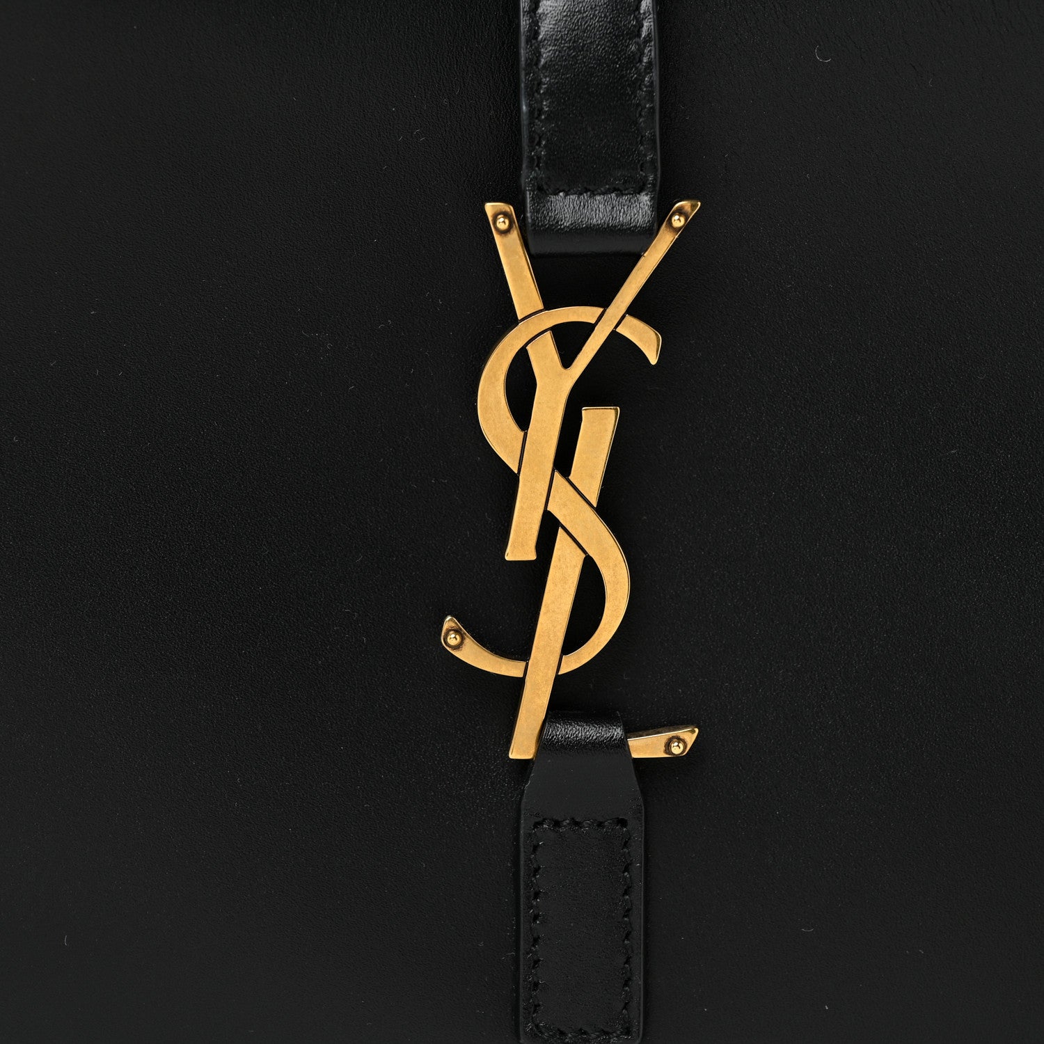 Saint Laurent Smooth Calfskin Le 5 A 7 Hobo Black 7 of 10
