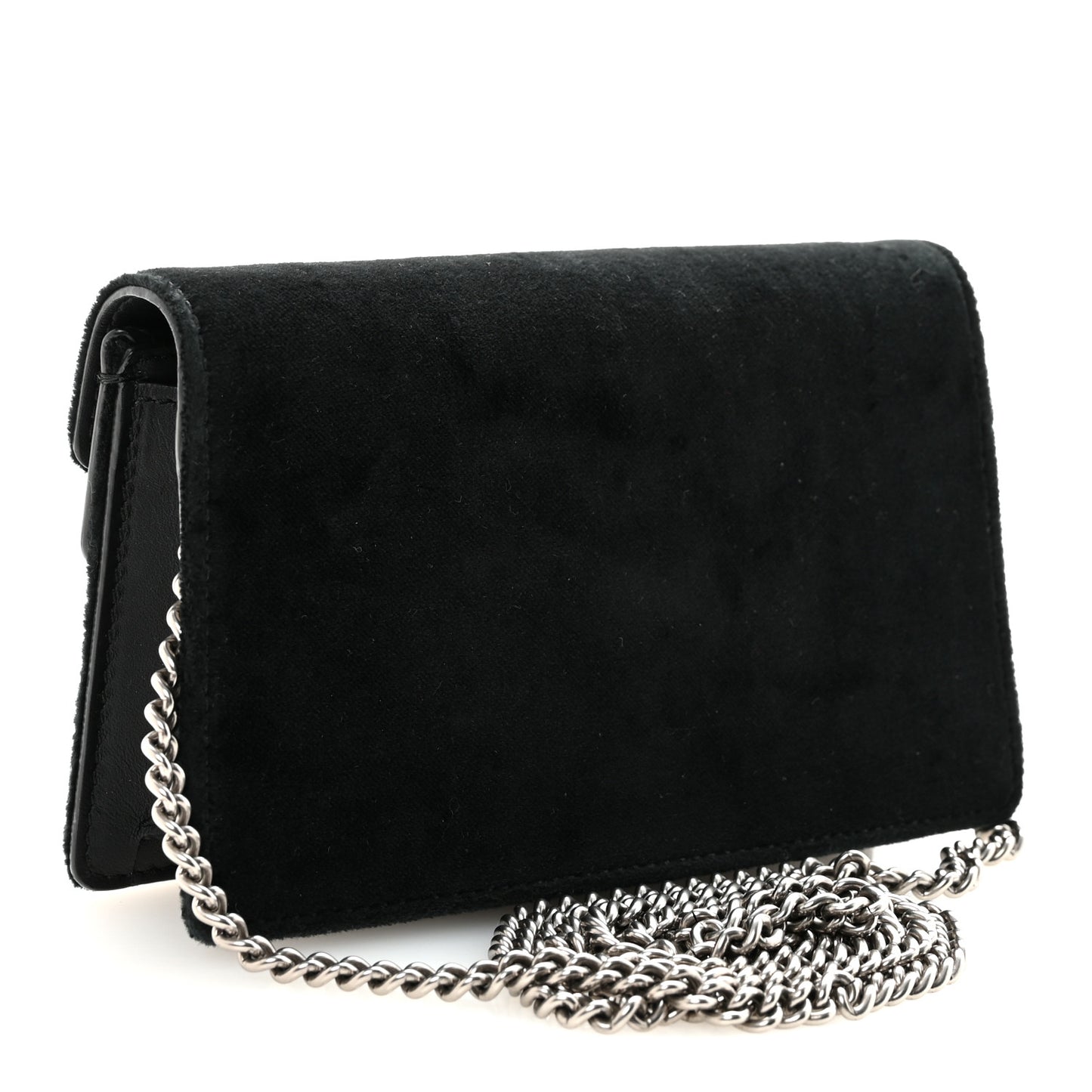Velvet Super Mini Dionysus Shoulder Bag Black