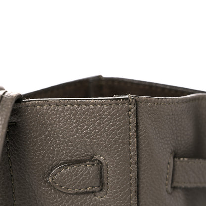 Celine Soft Grained Calfskin Small Belt Cabas Phantom Taupe 24 of 27