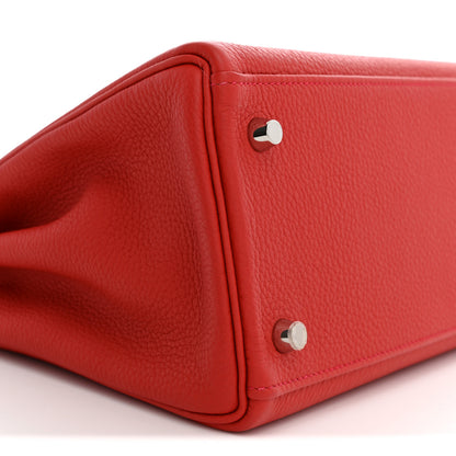 Hermes Togo Kelly Retourne 28 Rouge Casaque 9 of 11