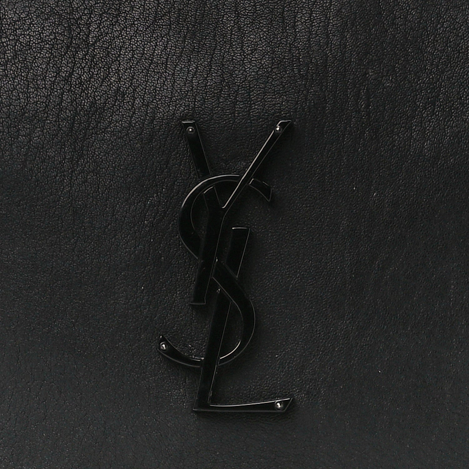 Saint Laurent Lambskin Monogram Lou Camera Bag Black 8 of 12