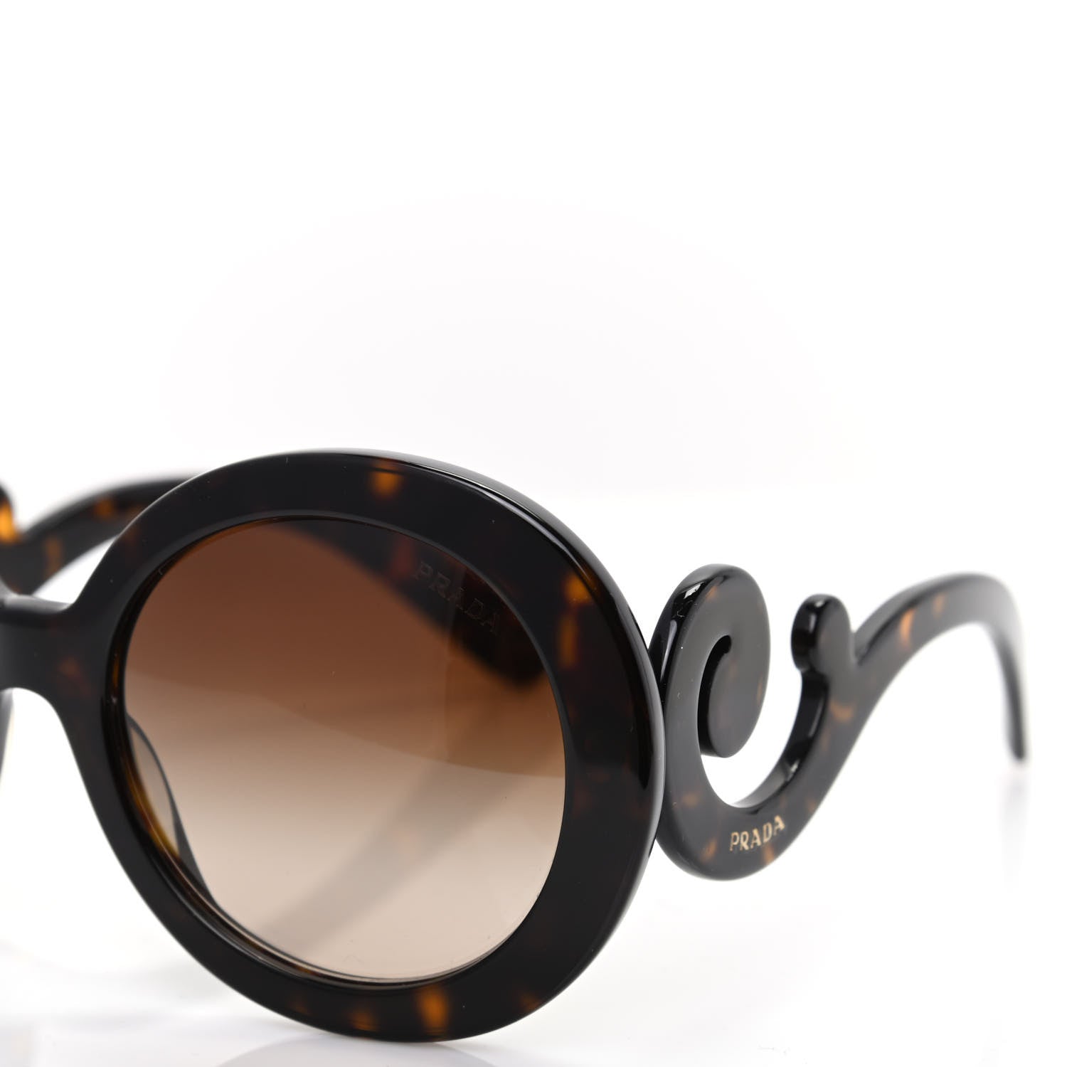 Prada Baroque Sunglasses SPR 27N Tortoise 7 of 8