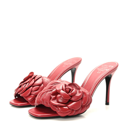 Valentino Garavani Kidskin Atelier 03 Rose Edition 90mm Slide Sandals 36 Rosso Valentino 3 of 7