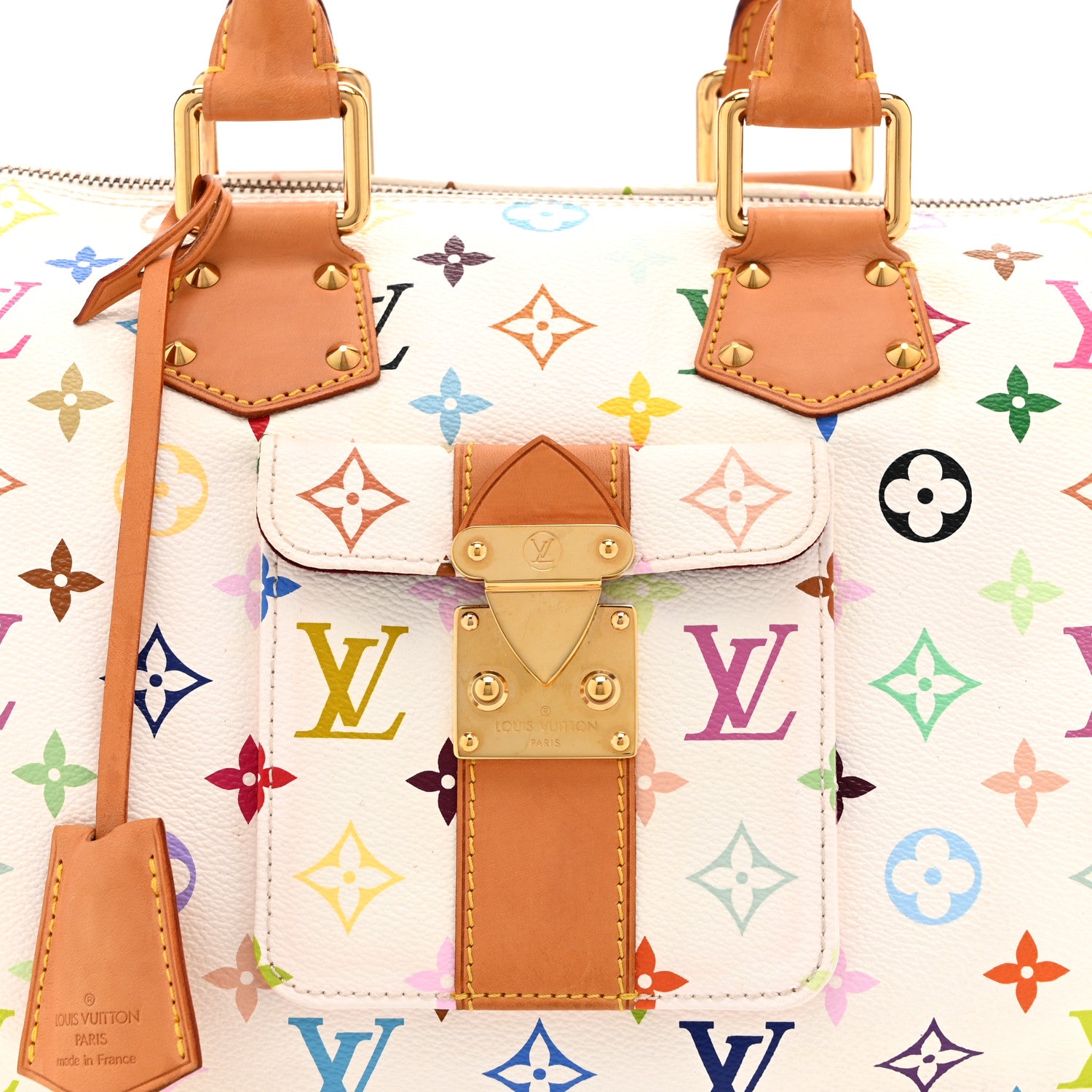 Louis Vuitton Monogram Multicolor Speedy 30 White 15 of 19