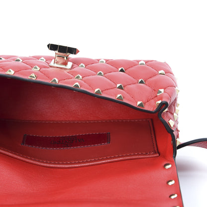 Valentino Garavani Nappa Rockstud Spike Belt Bag Rouge Pur 4 of 9