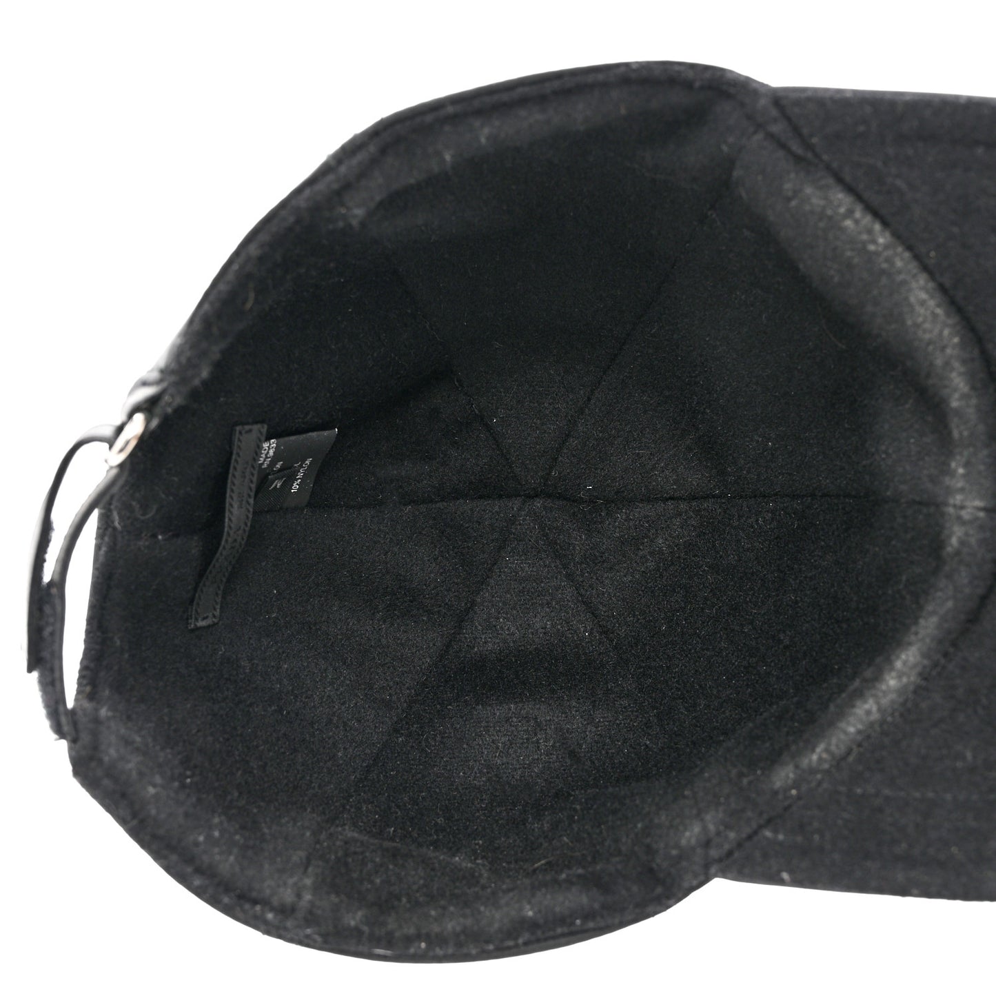 Tessuto Nylon Canapa Baseball Cap M Black