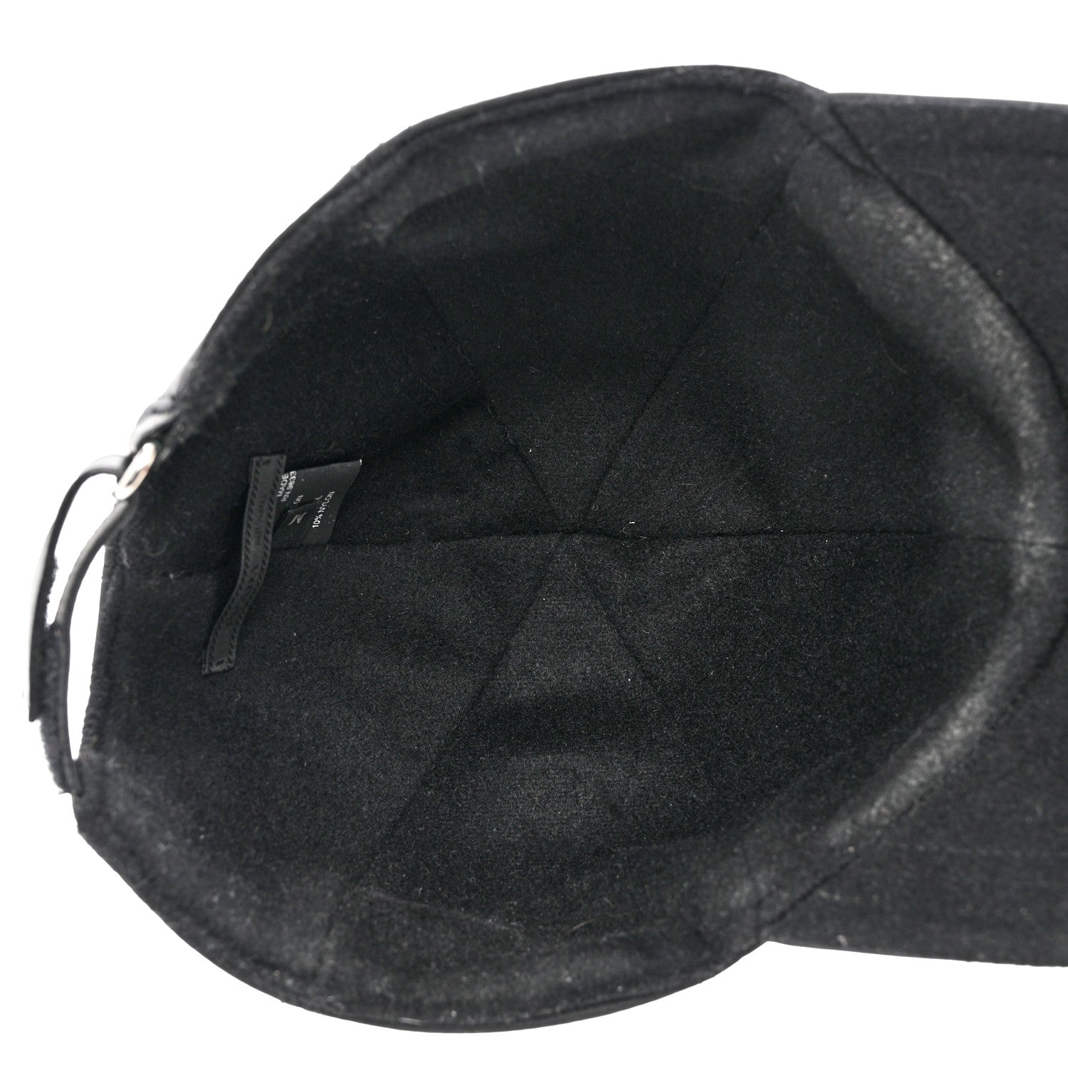 Prada Tessuto Nylon Canapa Baseball Cap M Black 7 of 12