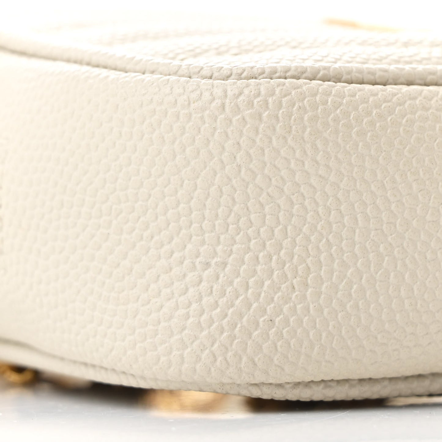 Grain De Poudre Matelasse Monogram Baby Lou Camera Bag Crema Soft