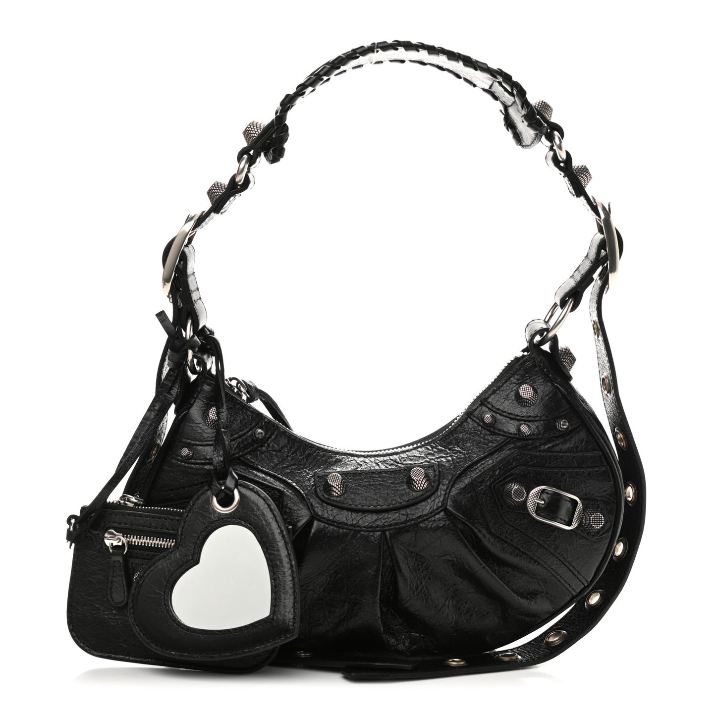 Agneau Arena Le Cagole Shoulder Bag XS Black