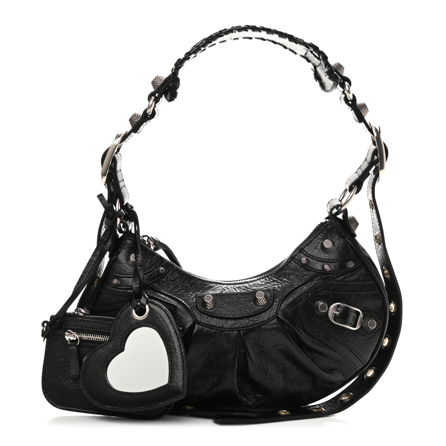 Balenciaga Agneau Arena Le Cagole Shoulder Bag XS Black 1 of 12