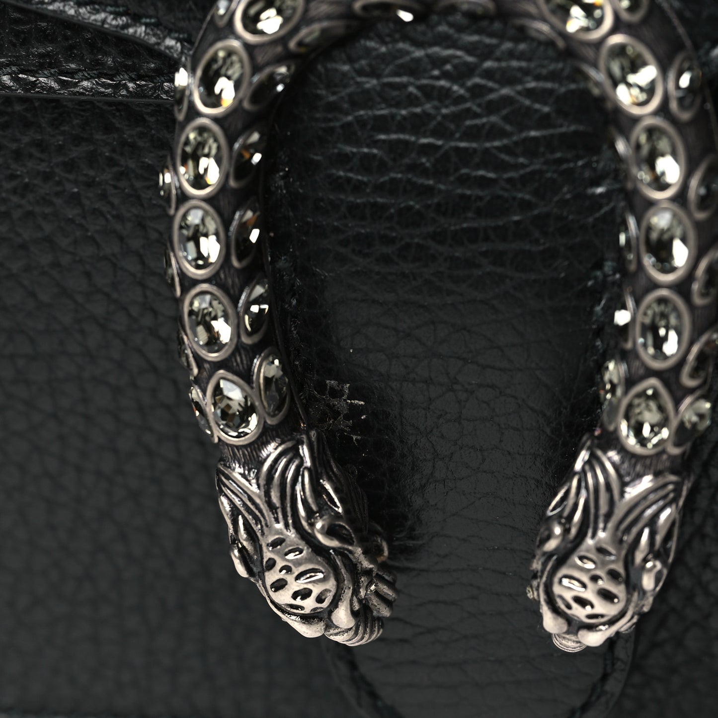 Calfskin Mini Dionysus Shoulder Bag Black