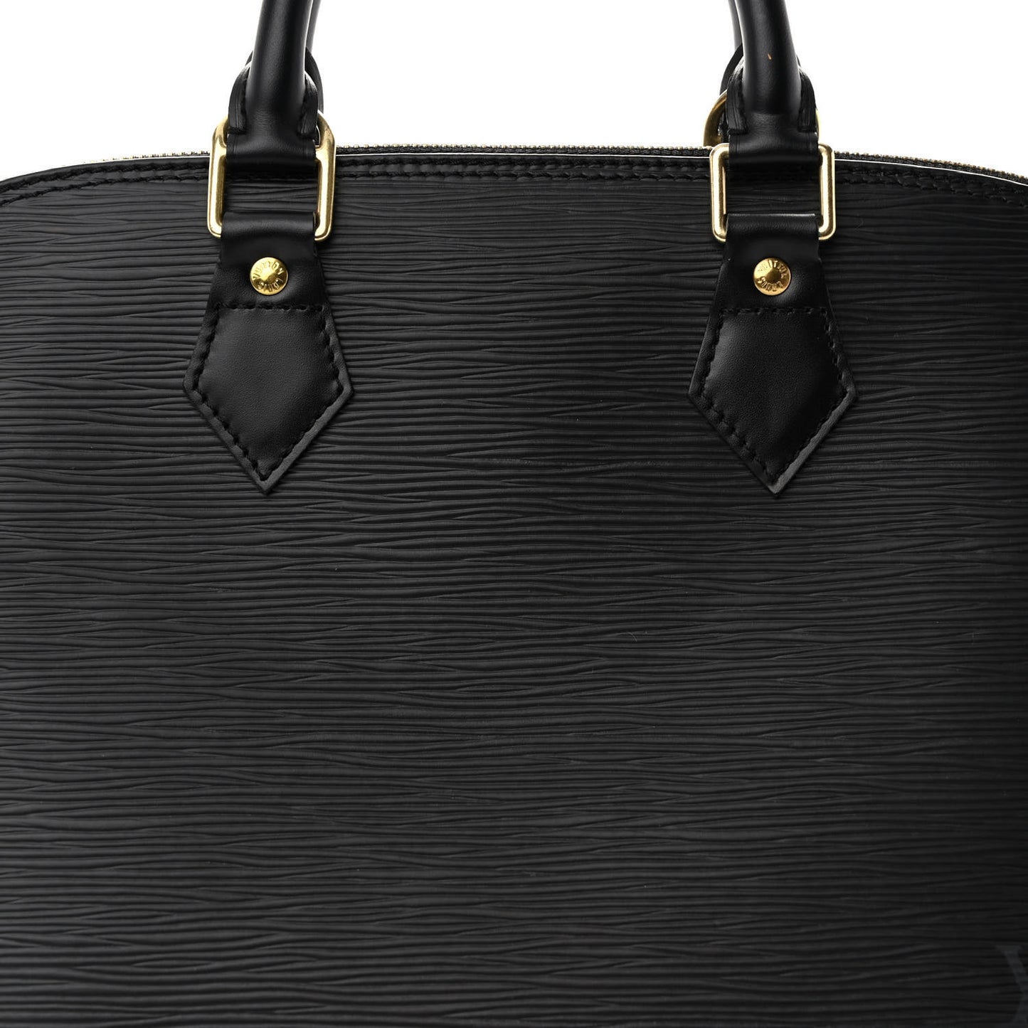 LOUIS VUITTON Epi Alma PM Black