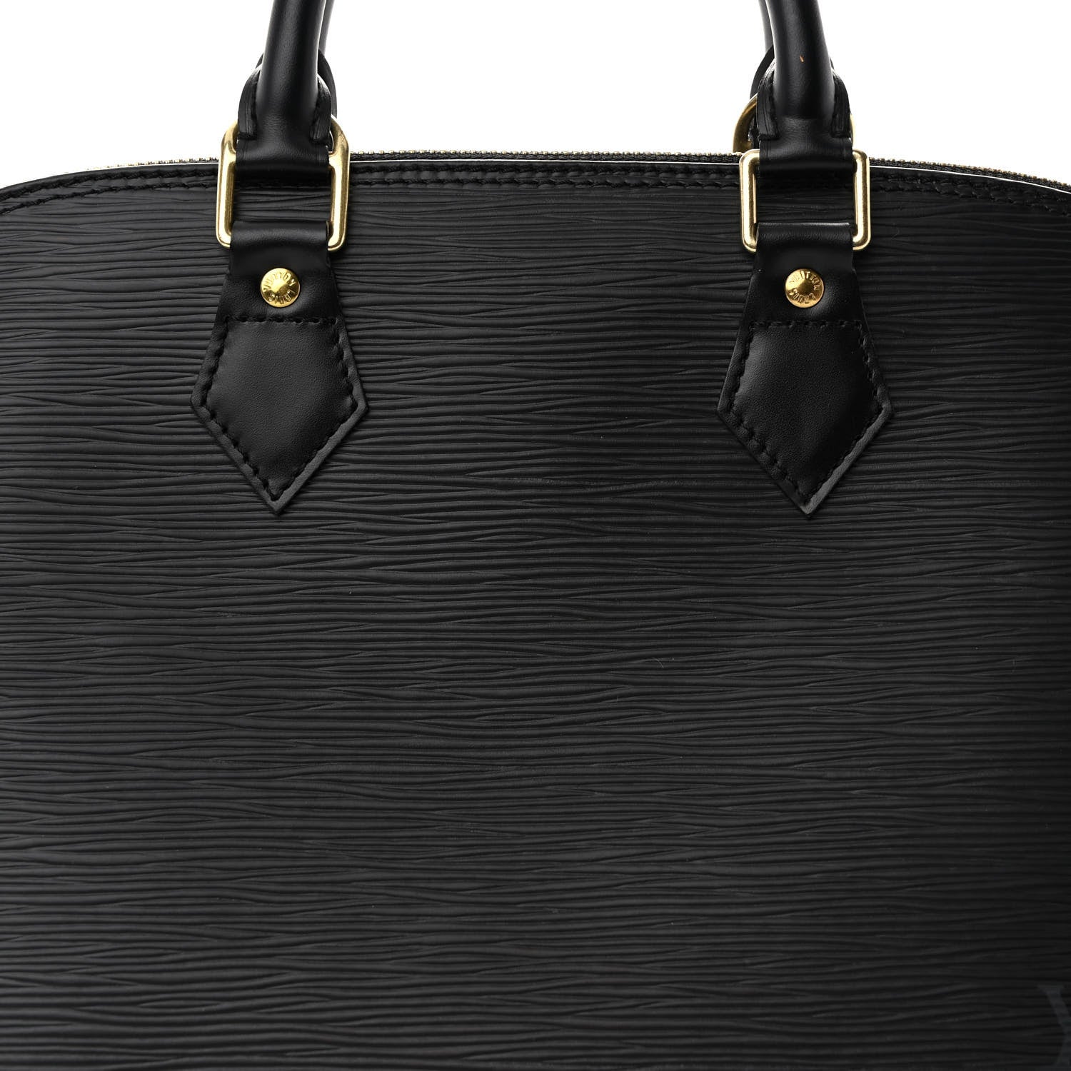 Louis Vuitton LOUIS VUITTON Epi Alma PM Black 7 of 9