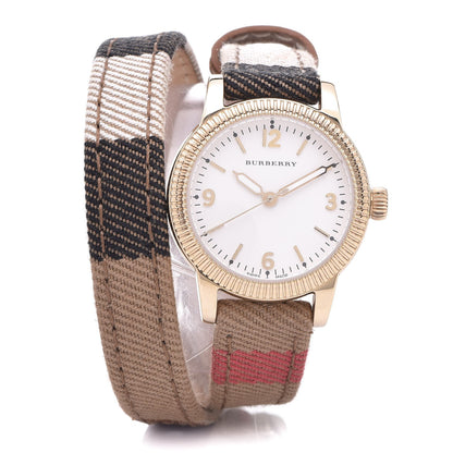 Burberry Stainless Steel Calfskin 30mm Double Wrap Quartz Watch BU7851 1 of 8