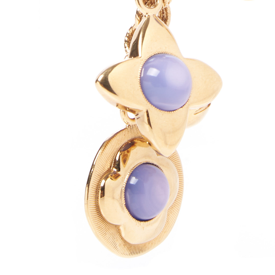 Louis Vuitton Tresor Bag Charm Purple Gold 3 of 6