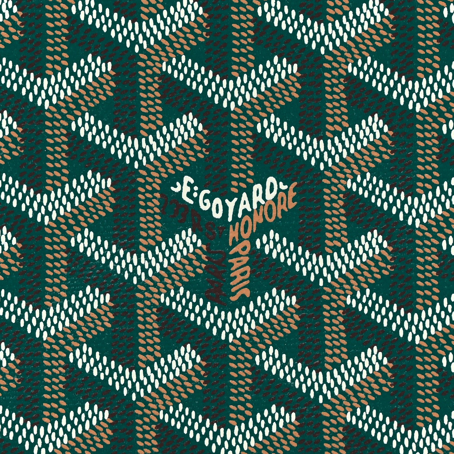 Goyardine Senat Pochette MM Green