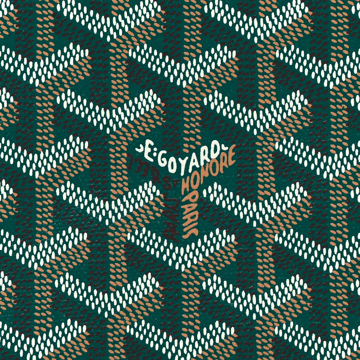 Goyard Goyardine Senat Pochette MM Green 7 of 8