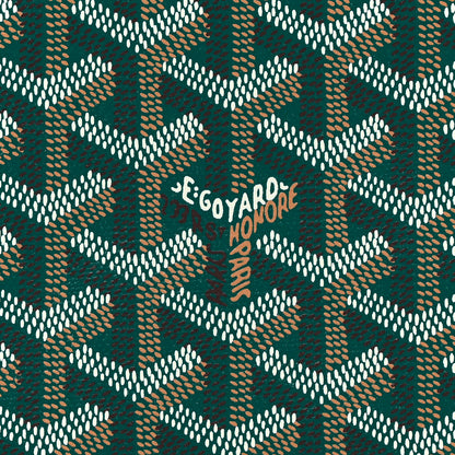 Goyard Goyardine Senat Pochette MM Green 7 of 8
