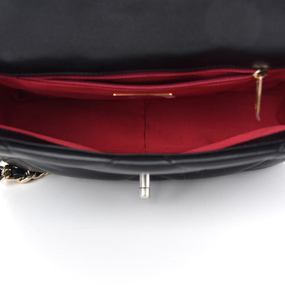Chanel Lambskin Quilted Medium Chanel 19 Flap Black 4 of 9